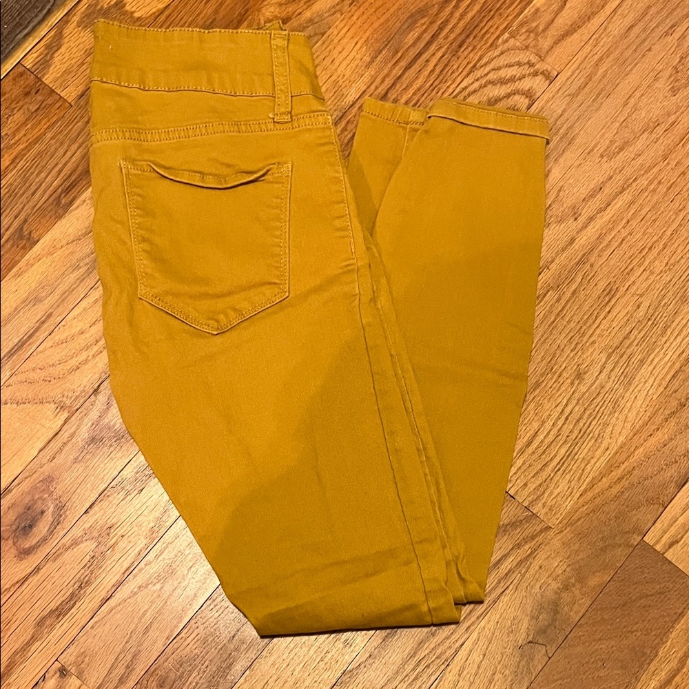 Cello Mustard Yellow Skinny Jeans